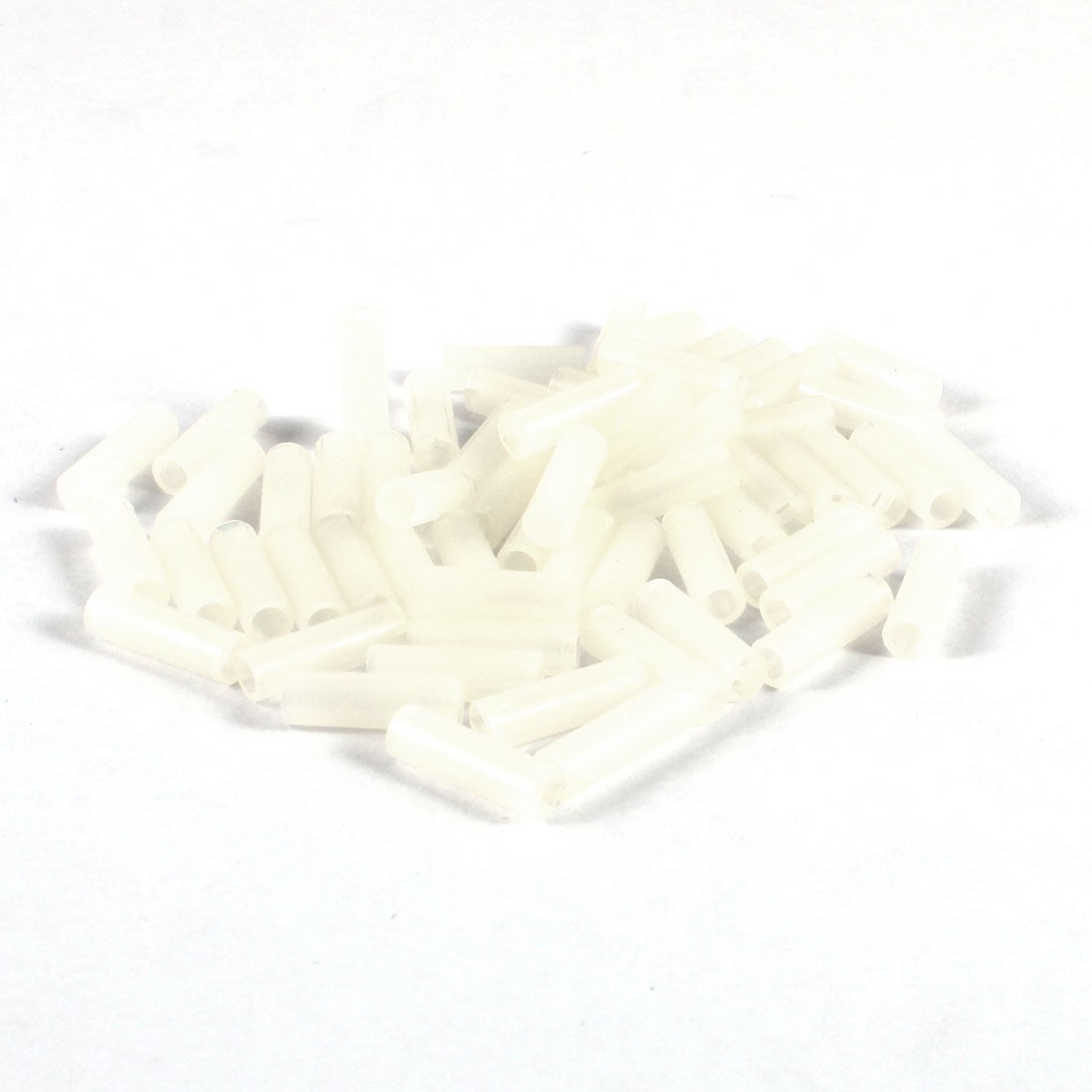 60 Pcs White Nylon PCB LED Spacer Support Cylindrical 2.5mm x 4mm x 13mm