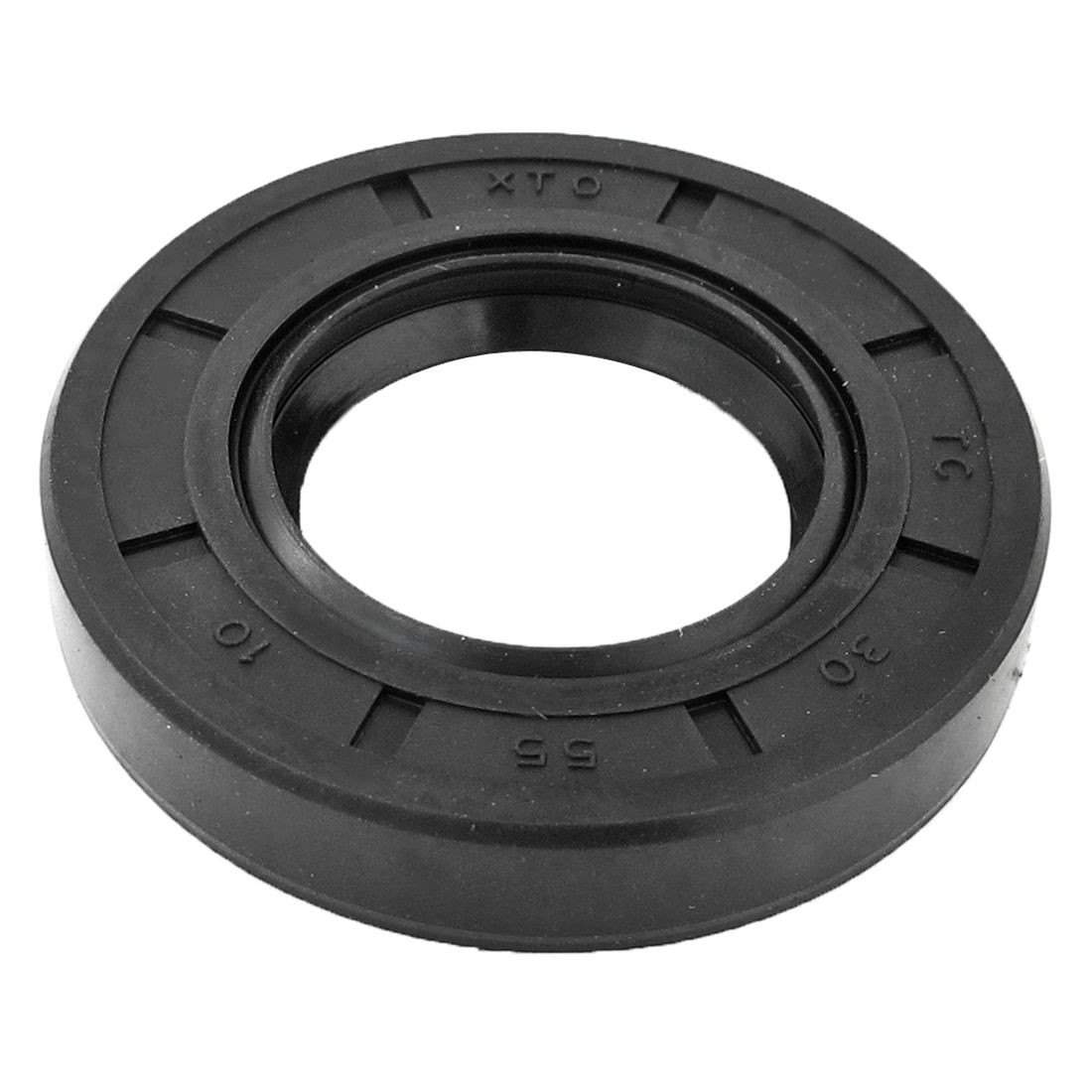 30mm x 55mm x 10mm Metric Shaft Dual Lip Rubber Spring Water Pump Seal