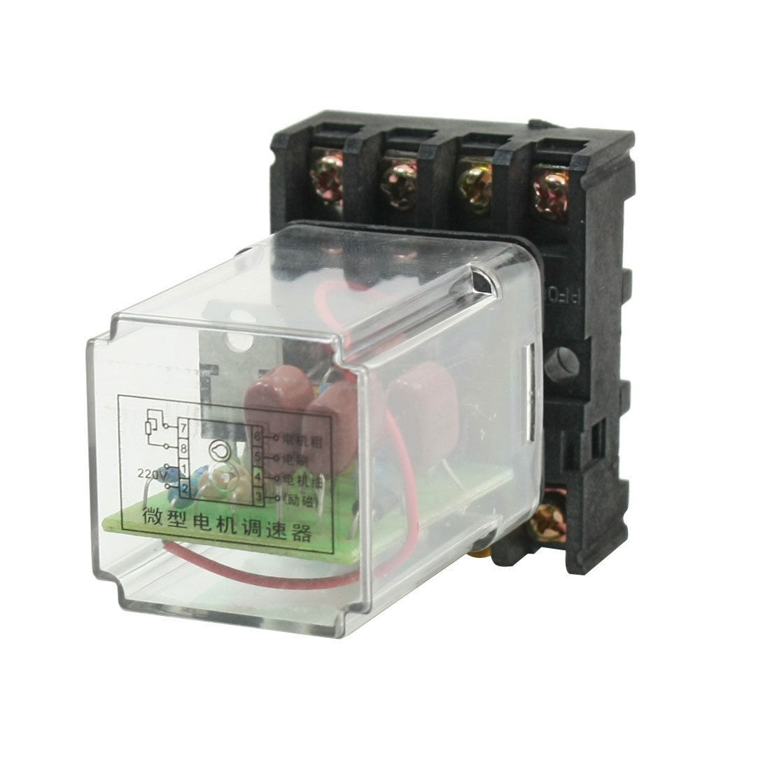 35mm DIN Rail 0-100RPM Adjustale Range Motor Speed Controller