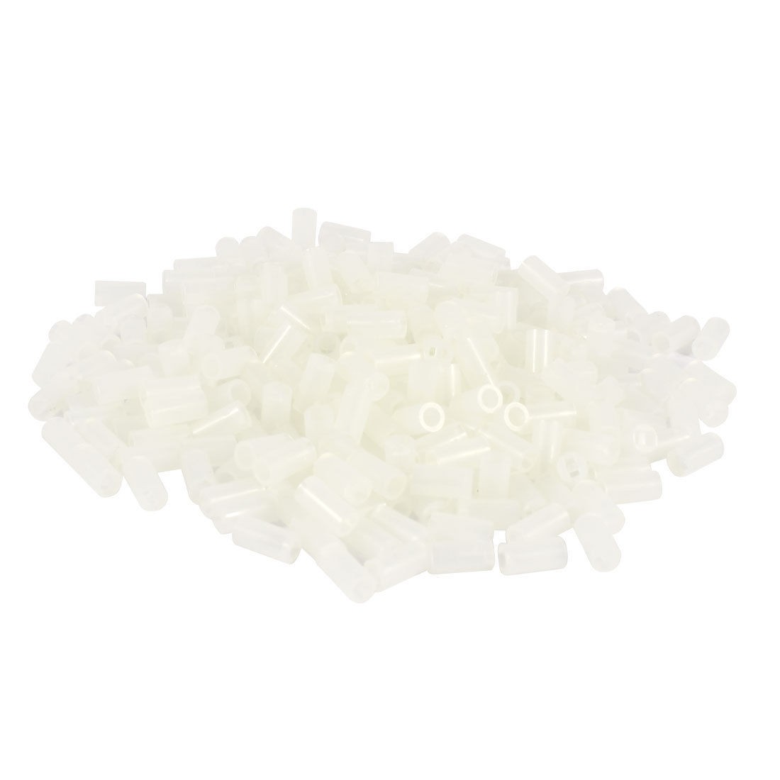 PCB Board White Cylinder Nylon Spacer Support 2.7mm x 4mm x 8mm 300 Pcs