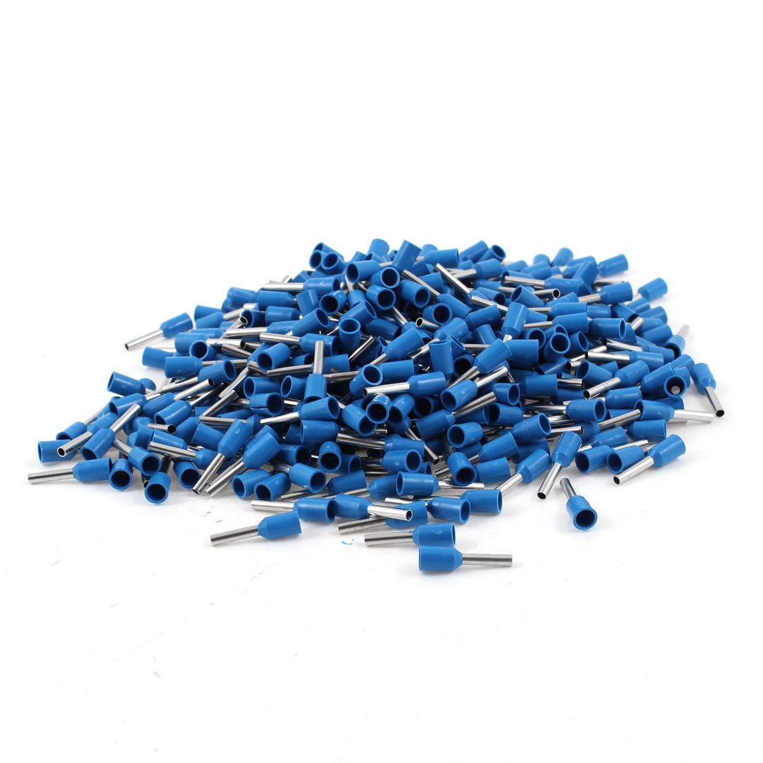 1000pcs Blue PVC Sleeve Insulated Tube Terminals for 18 AWG