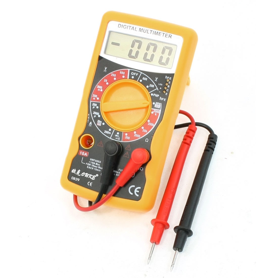 AC DC Voltage Current Testing Gauge LCD Display Digital Multimeter