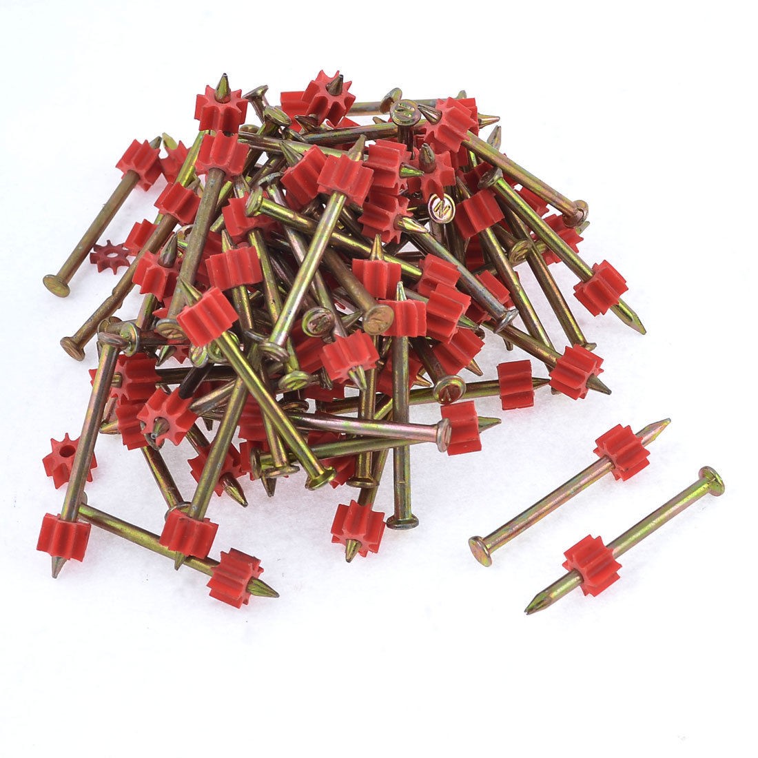 90 Pcs 2.9mm Dia Shank 45mm Length Power Hammer Drive Pins Fasteners