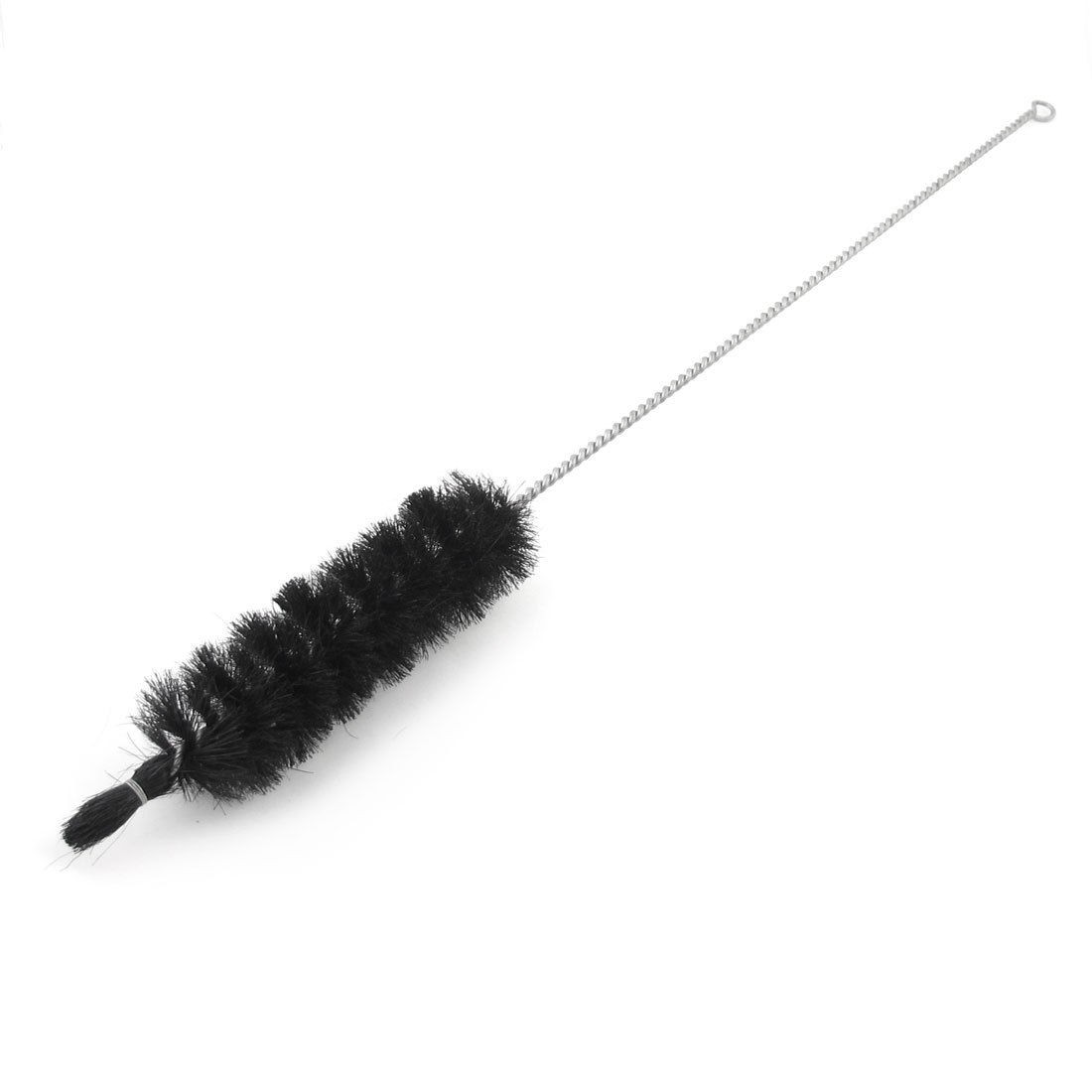 Metallic Handle 7.3" Length Bristle Laboratory Test Tube Cleaning Brush