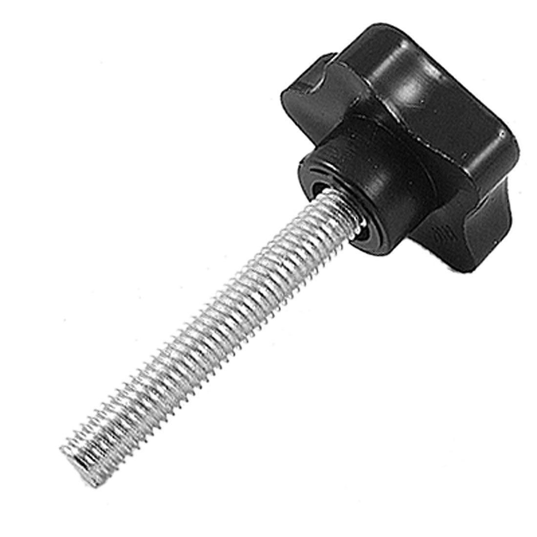 Replacement Plastic Star Head Metal Hand Knob Screw M8 x 50mm Thread
