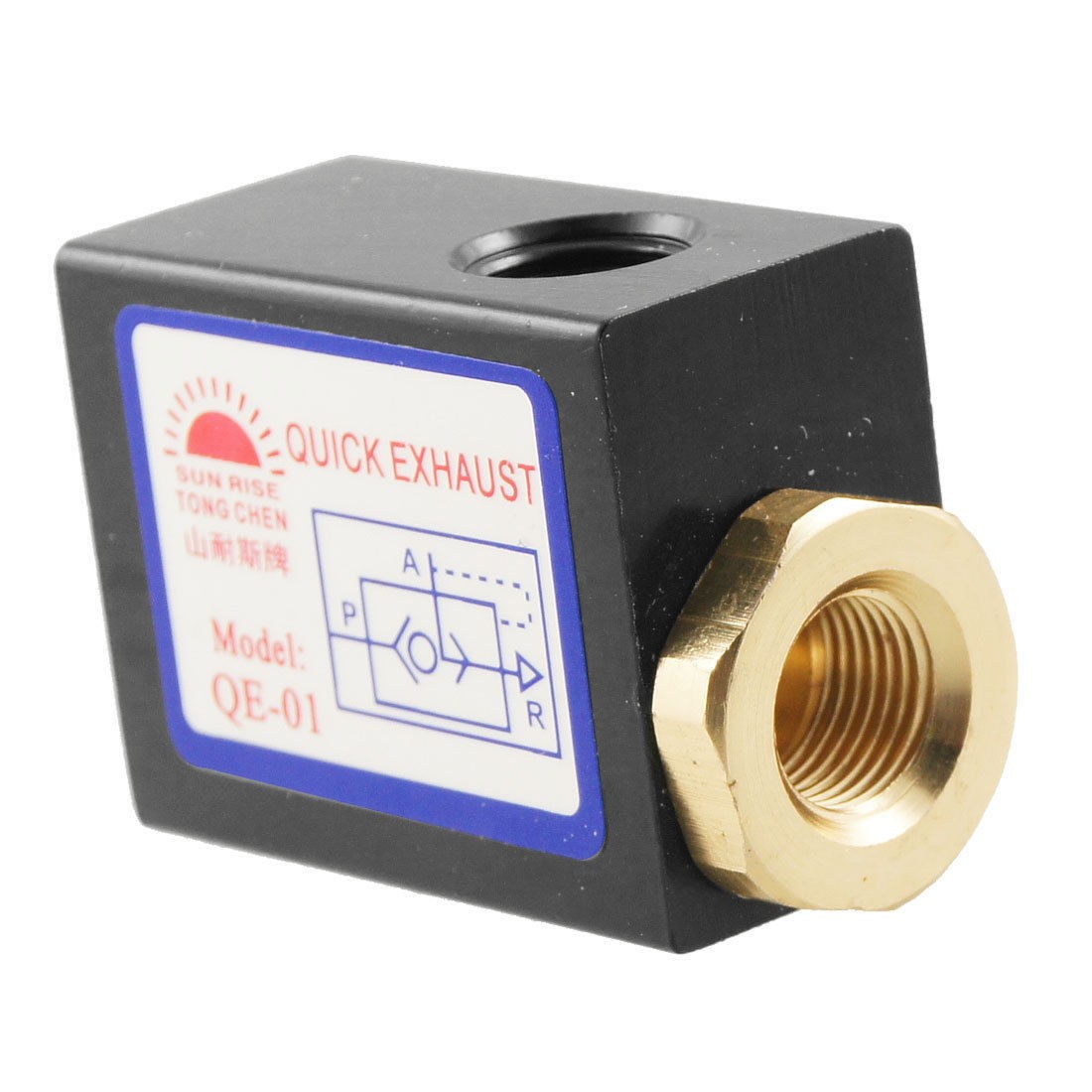 1/8" PT Female Thread Port Aluminum Alloy Quick Exhaust Valve