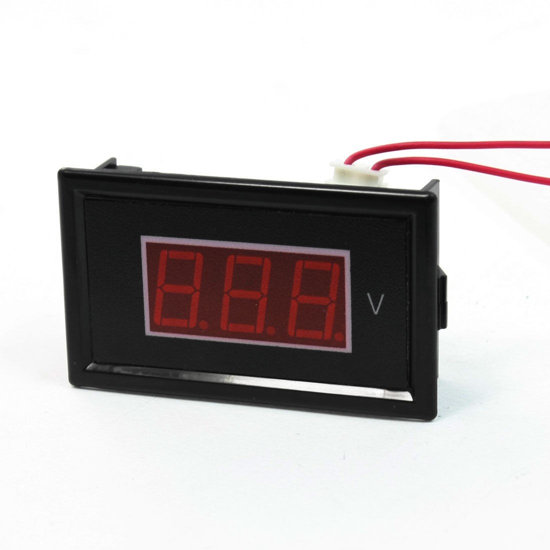 AC 60-500V 2-Wire Mini Red LED 3-Digit Volt Voltage Panel Meter Voltmeter