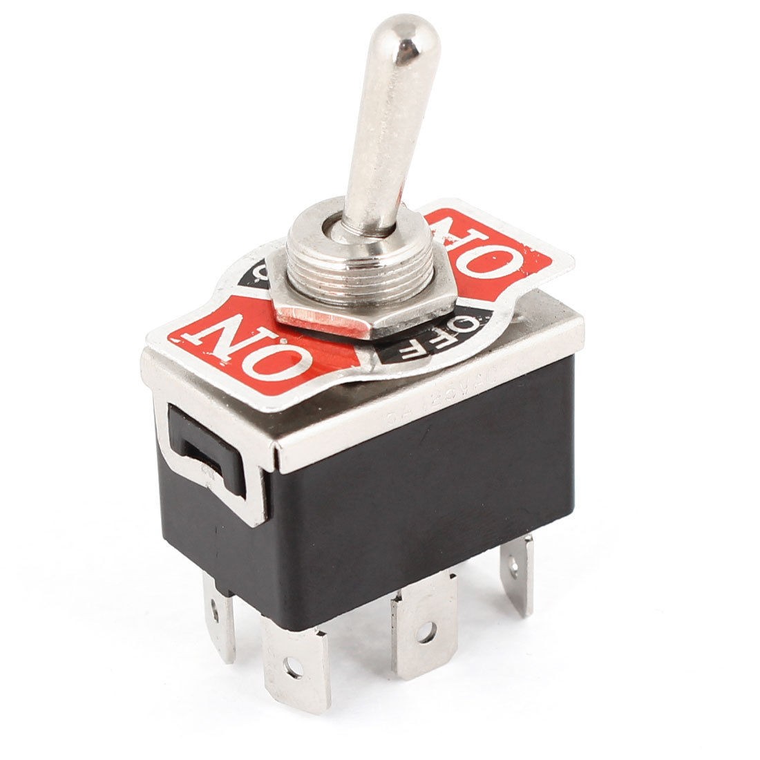 AC 250V/10A 125V/15A DPDT 3 Position ON/OFF/ON 6 Pins Toggle Switch Replacement