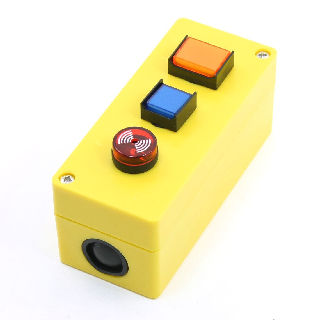 Latching Actuator Blue Button Momentary Oragne Button Buzzer Control Station
