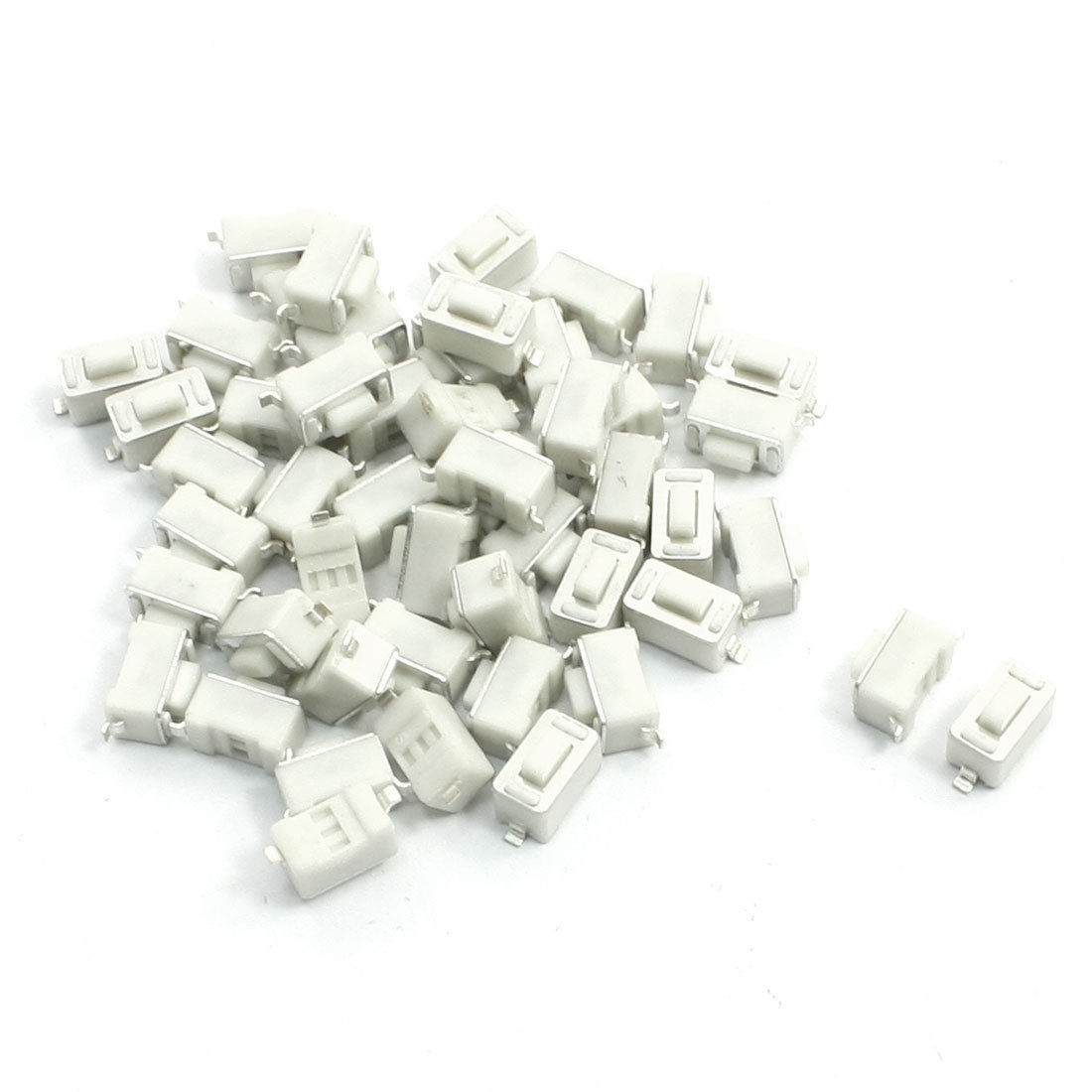 50 Pcs Momentary Tactile Tact Push Button Switch 6x3x4.3mm 2 Pin SMD Mount