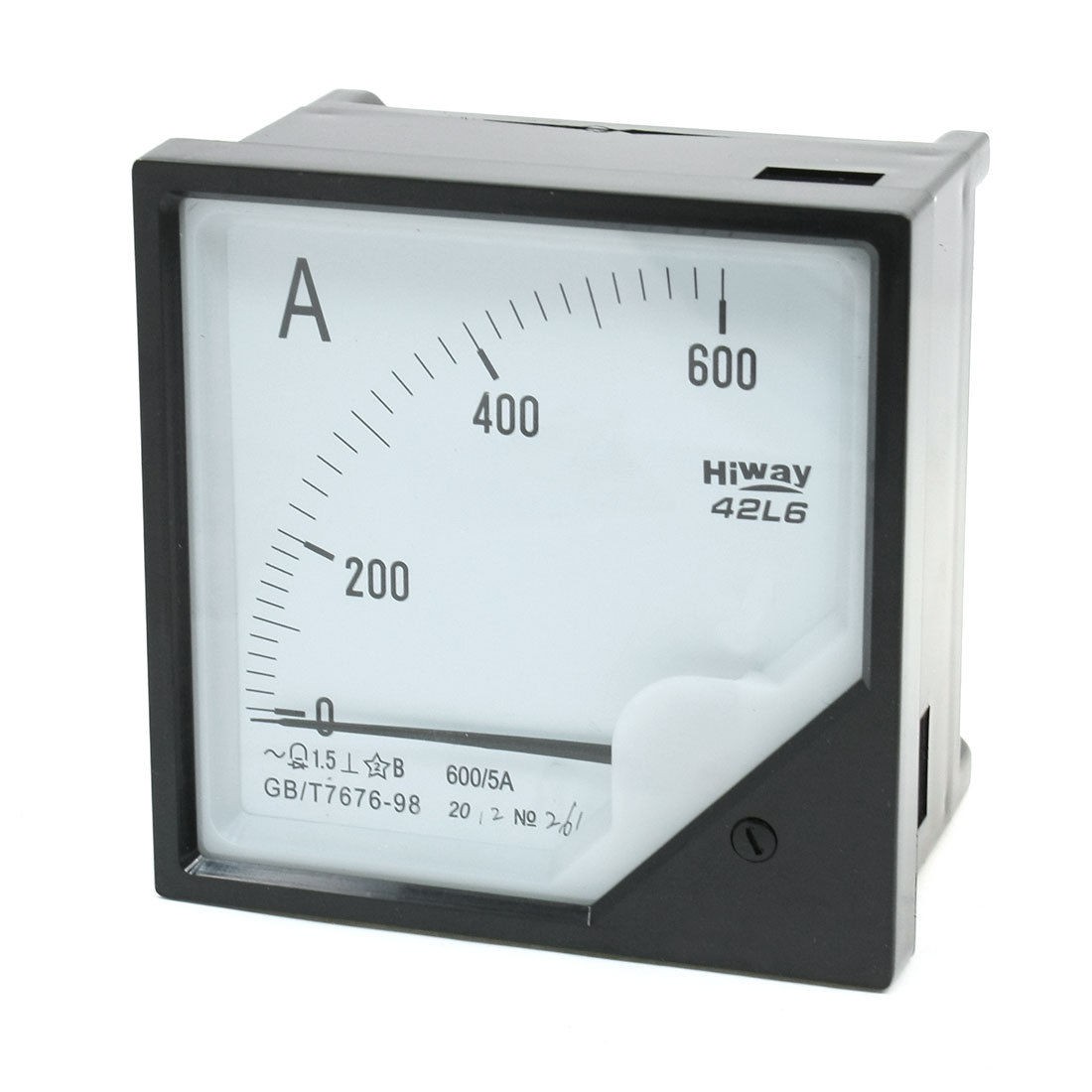 Class 1.5 Accuracy AC 0-600A Square Panel Meter Ammeter 42L6