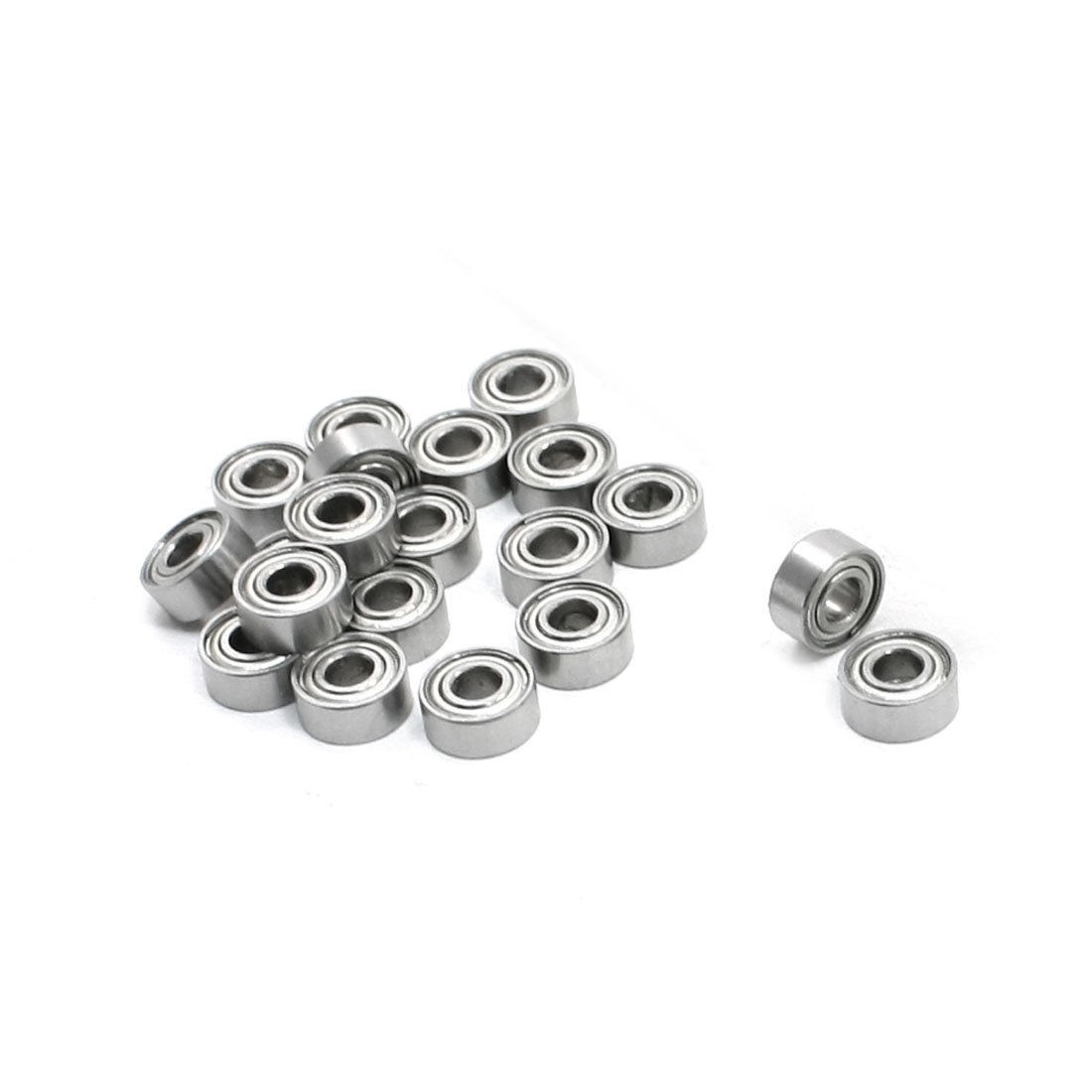 20pcs Motor 2.5mm x 6mm x 2.5mm Sealed Single Row Deep Groove Ball Bearing