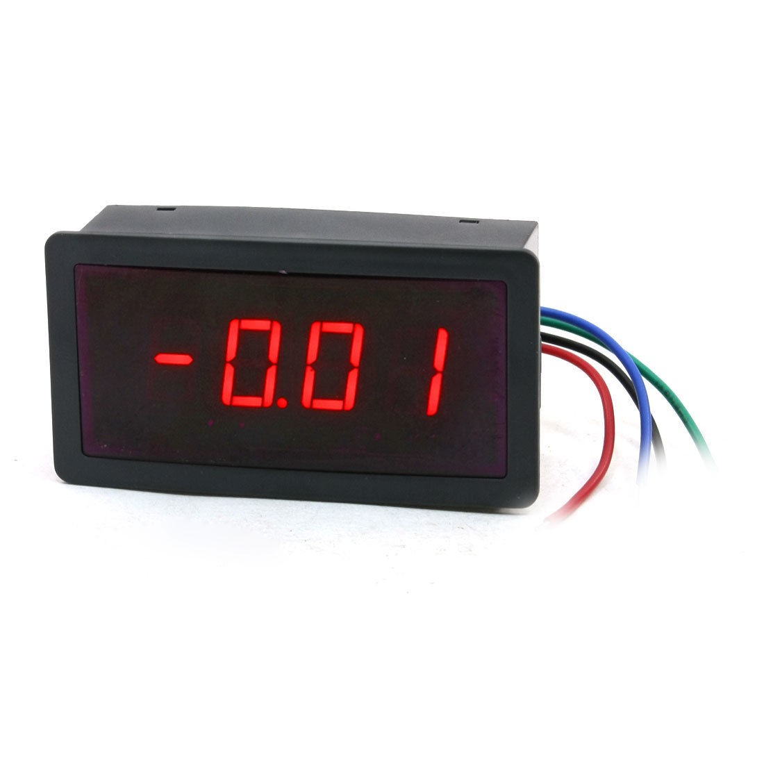 Panel Mount DC Power 4 Digit LED Display Digital Ammeter 3A