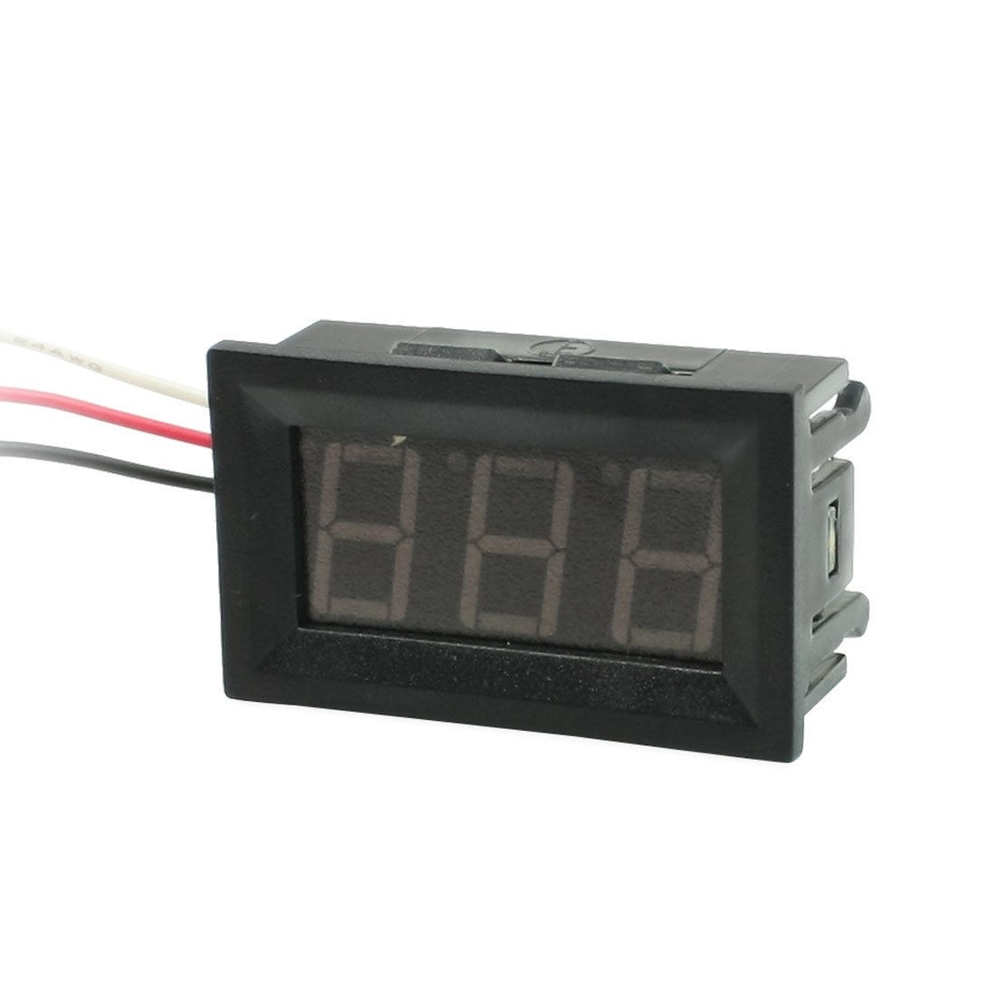 DC 0-100V 3-Wire Mini Red LED 3-Digit Volt Voltage Panel Meter Voltmeter