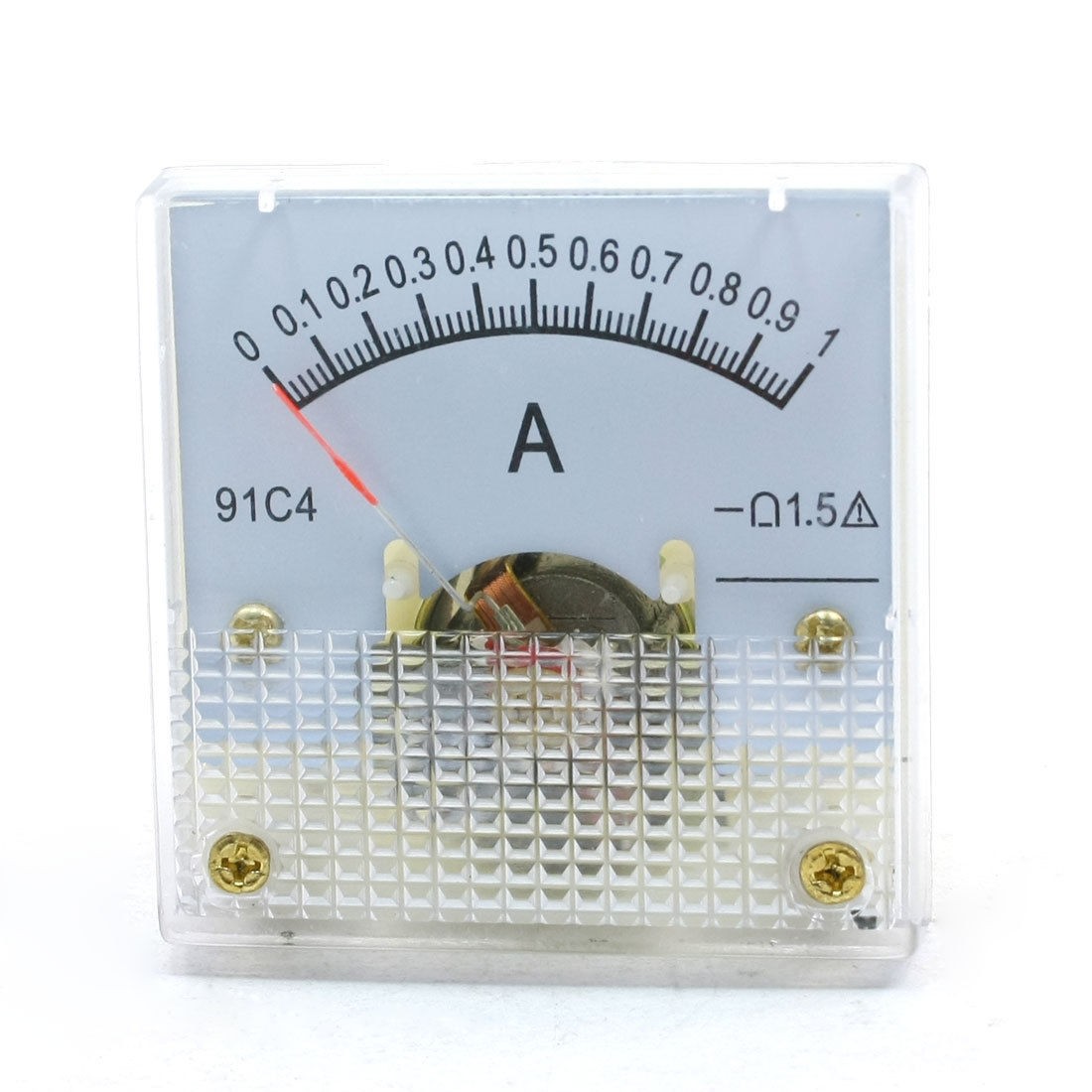 91C4 DC 0-1A Analog Panel Meter Ammeter Amperemeter