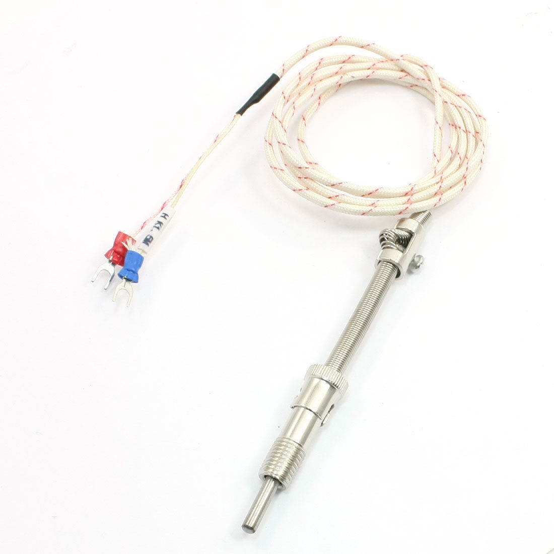 1.5M Length Cable K Type Tension Spring Adjustable Depth Thermocouple Probe