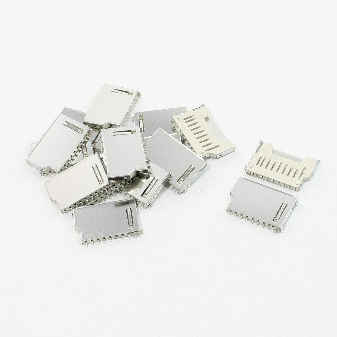 15Pcs SD Card Sockets Connectors Repairing Parts 16mm x 26mm