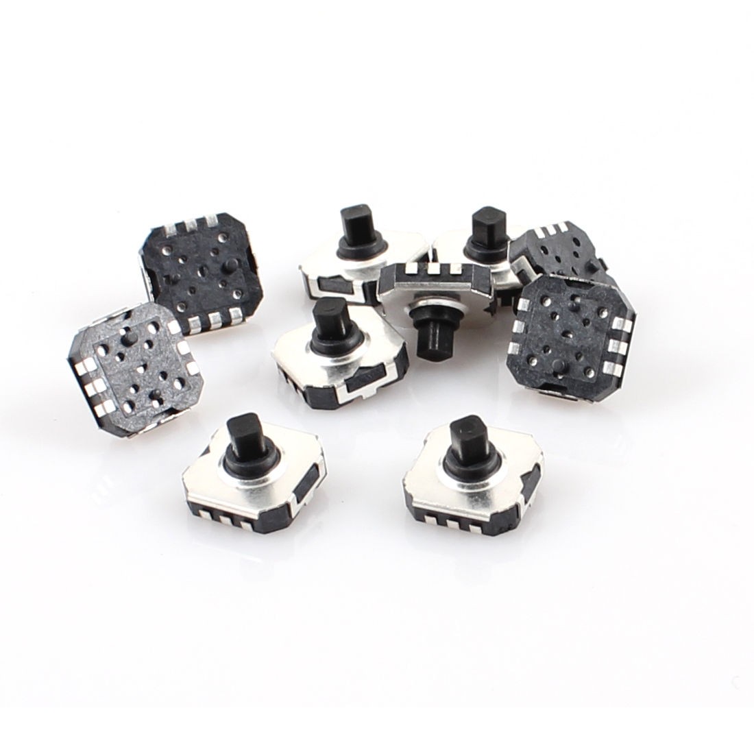 10 Pcs 7mm x 7mm 6 Pin 5 Directions Momentary SMD SMT Tactile Tact Switch