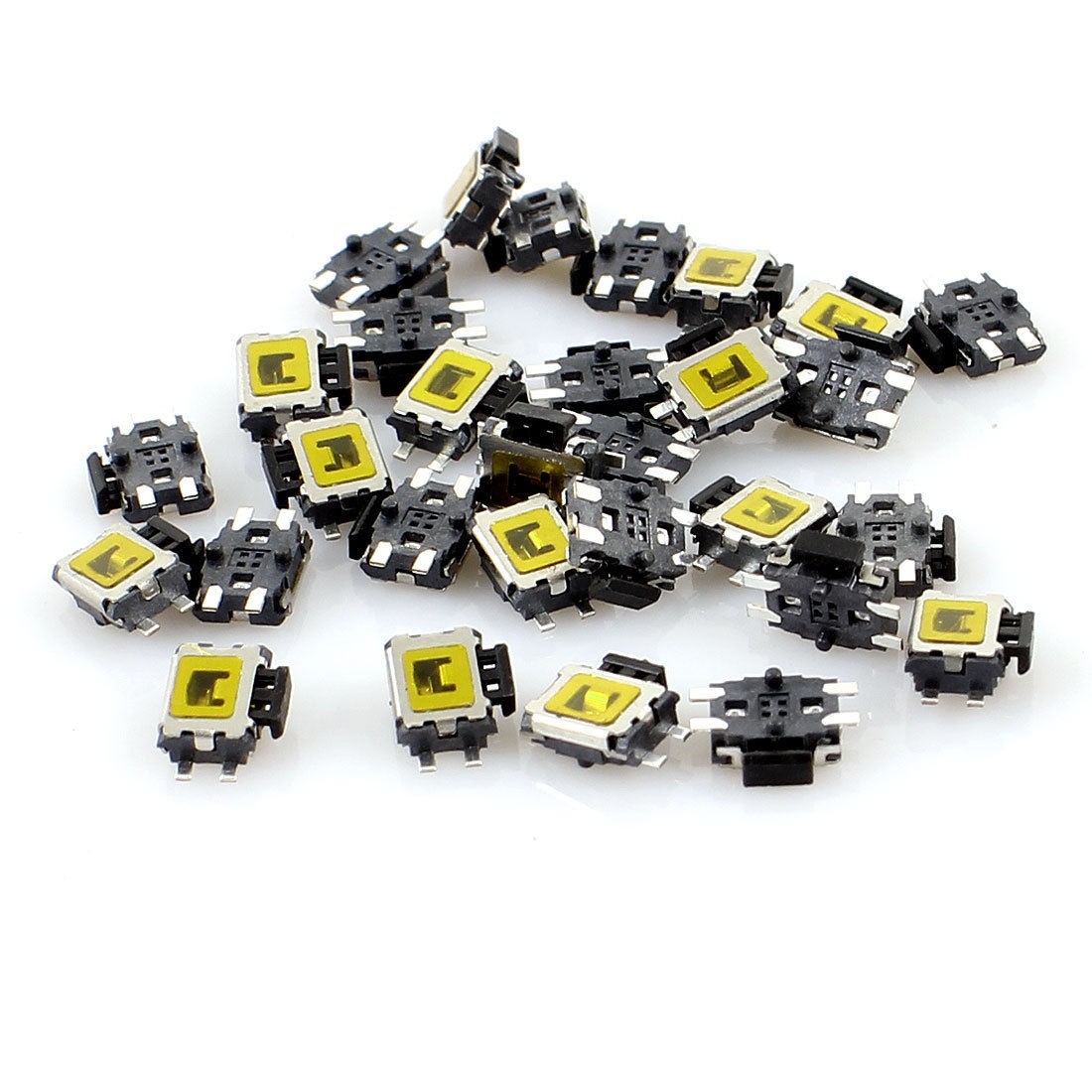 30 Pcs 5x4x1.5mm 4-Pin Momentary Push Button Mini SMD SMT Tactile Tact Switch