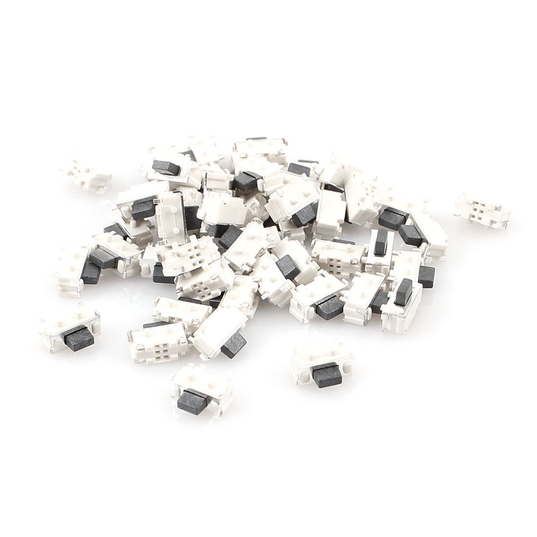 50 Pcs 4mm x 2mm SPST 2 Pins Momentary Push Button SMD SMT Tactile Tact Switch