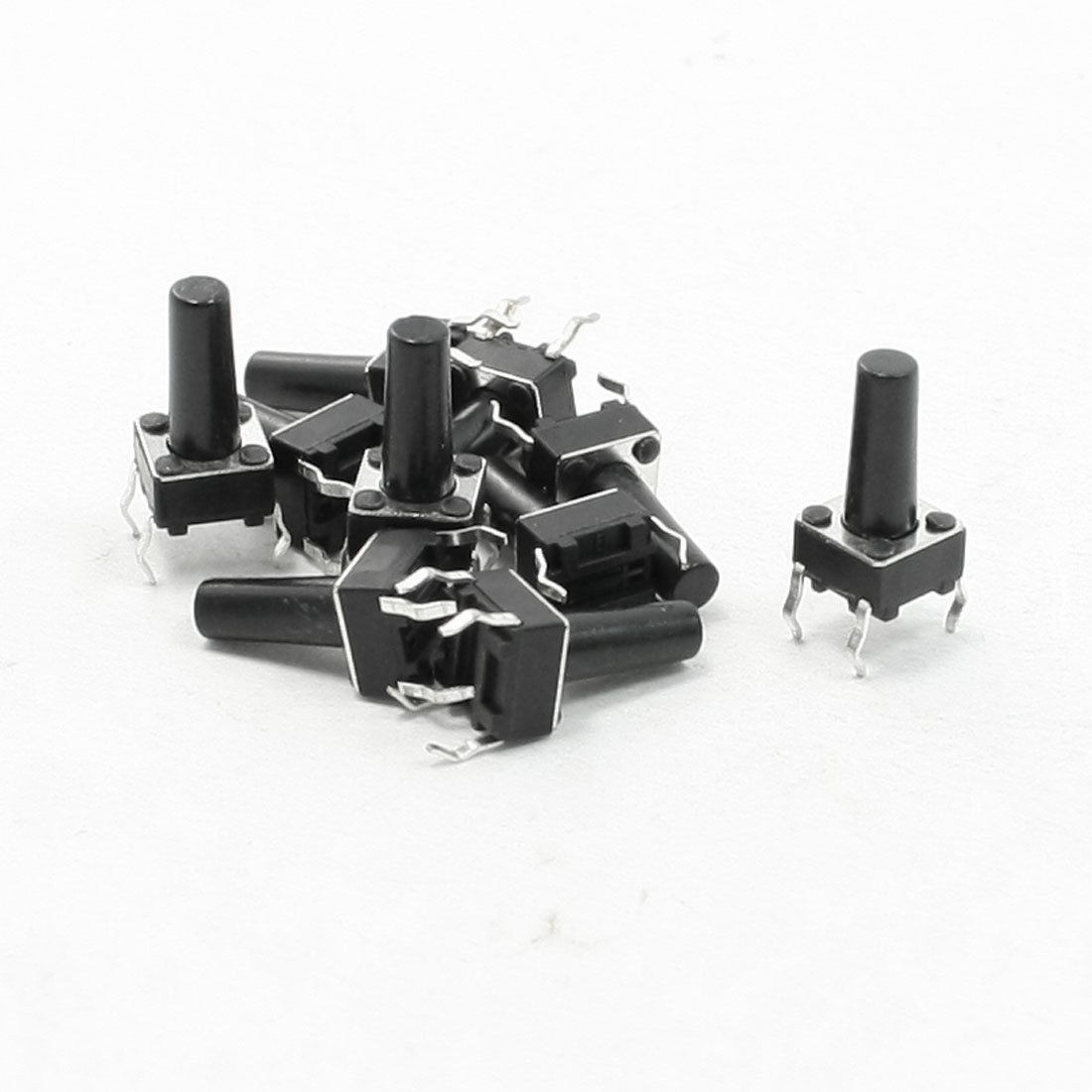 10 Pcs 6x6x12mm 4 Pins DIP PCB Momentary Tactile Tact Push Button Switch