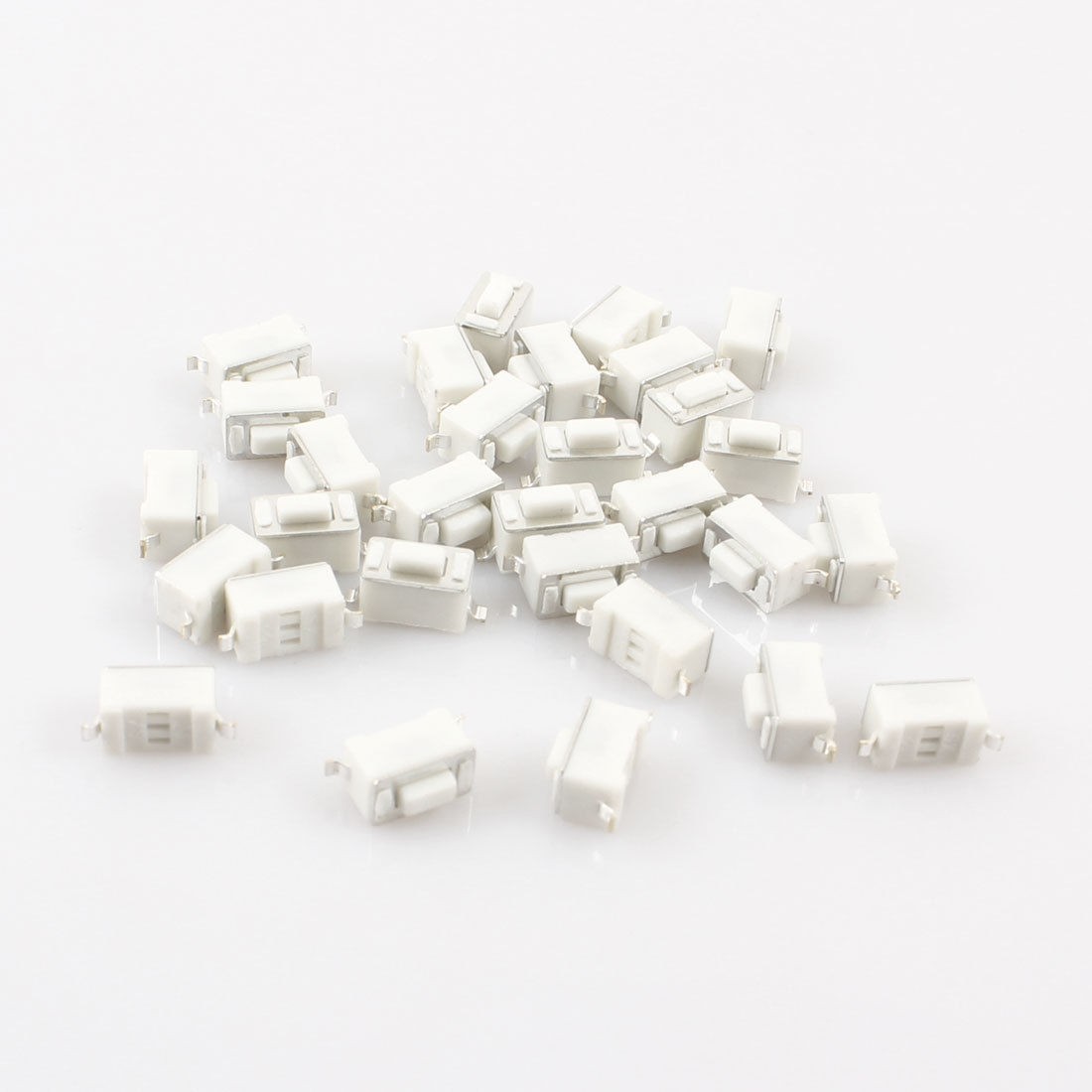 30 Pcs 6x3.5x4.3mm SPST 2 Pins Momentary Push Button SMD SMT Tactile Tact Switch