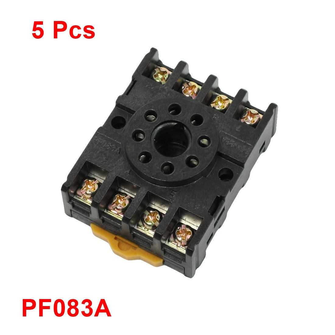 5 Pcs PF083A 8 Pins Time Relay Base Socket for DH48S MK2P