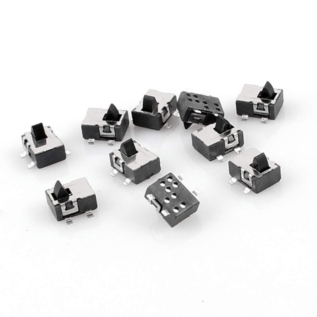 10 Pcs 4.8x3.8mm 4 Pin SPST Momentary Mini SMD SMT Tactile Tact Switch
