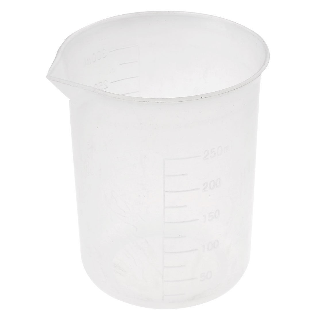 Home Clear White Plastic Ingredients Water Sauce Liquid Measuring Cup 300ml