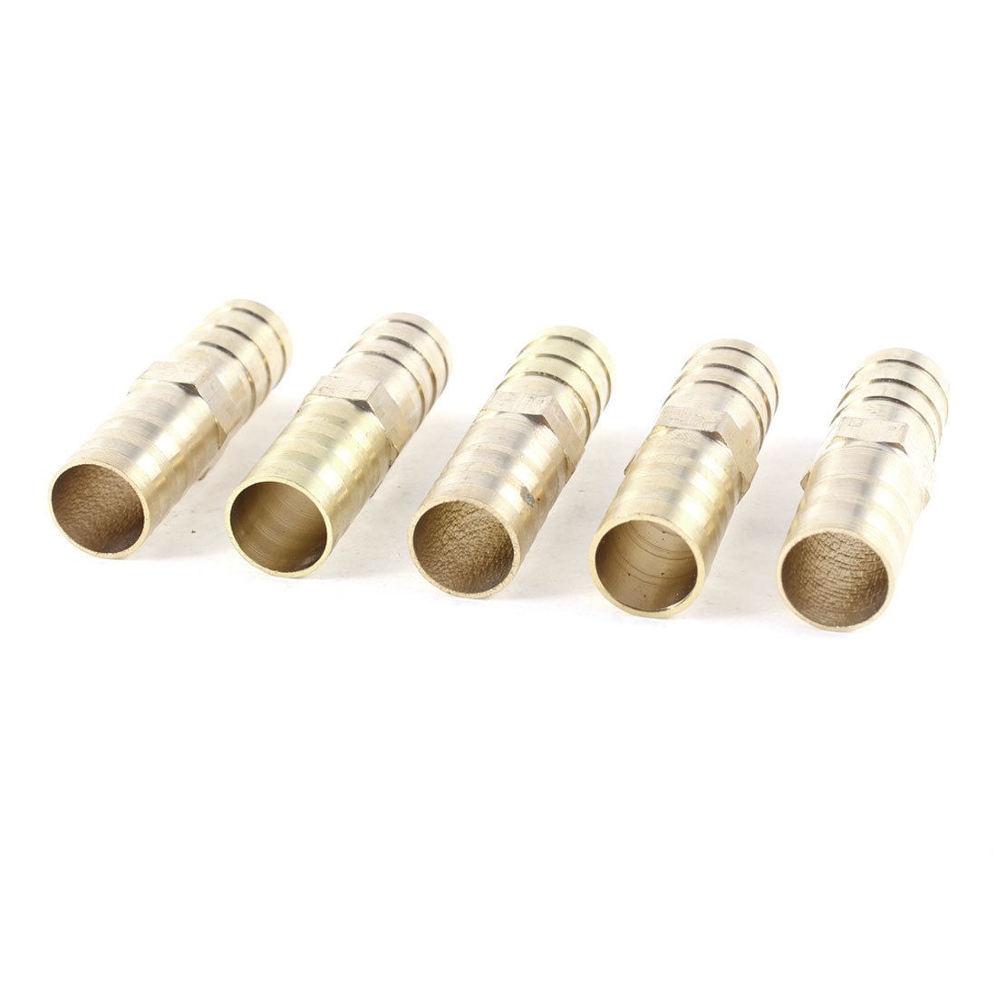 5 Pcs Pneumatic Air Hose Fitting 11 5mm Brass Straight Barb Adapter Coupling