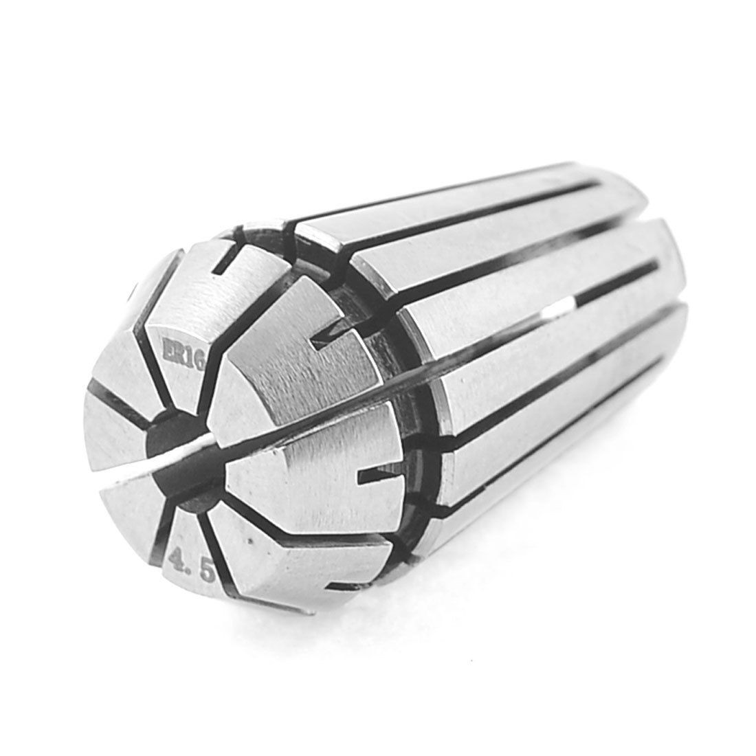 4.5mm ER16 Tools Holding Clamping Spring Collet Socket Silver Tone