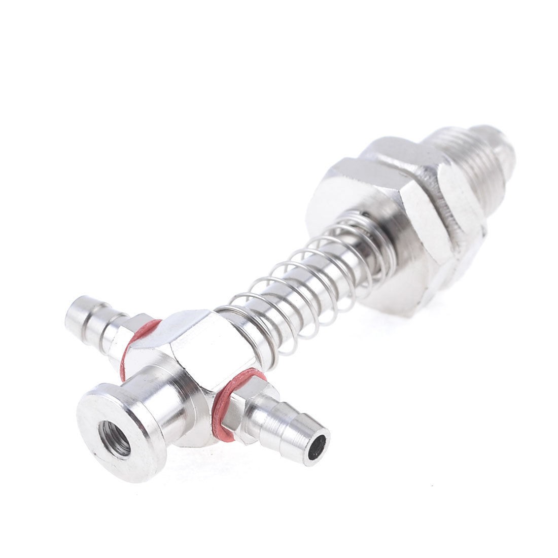11mm x 12mm x 65mm Metal Tubular 3 Way Vacuum Cup Holder Connector