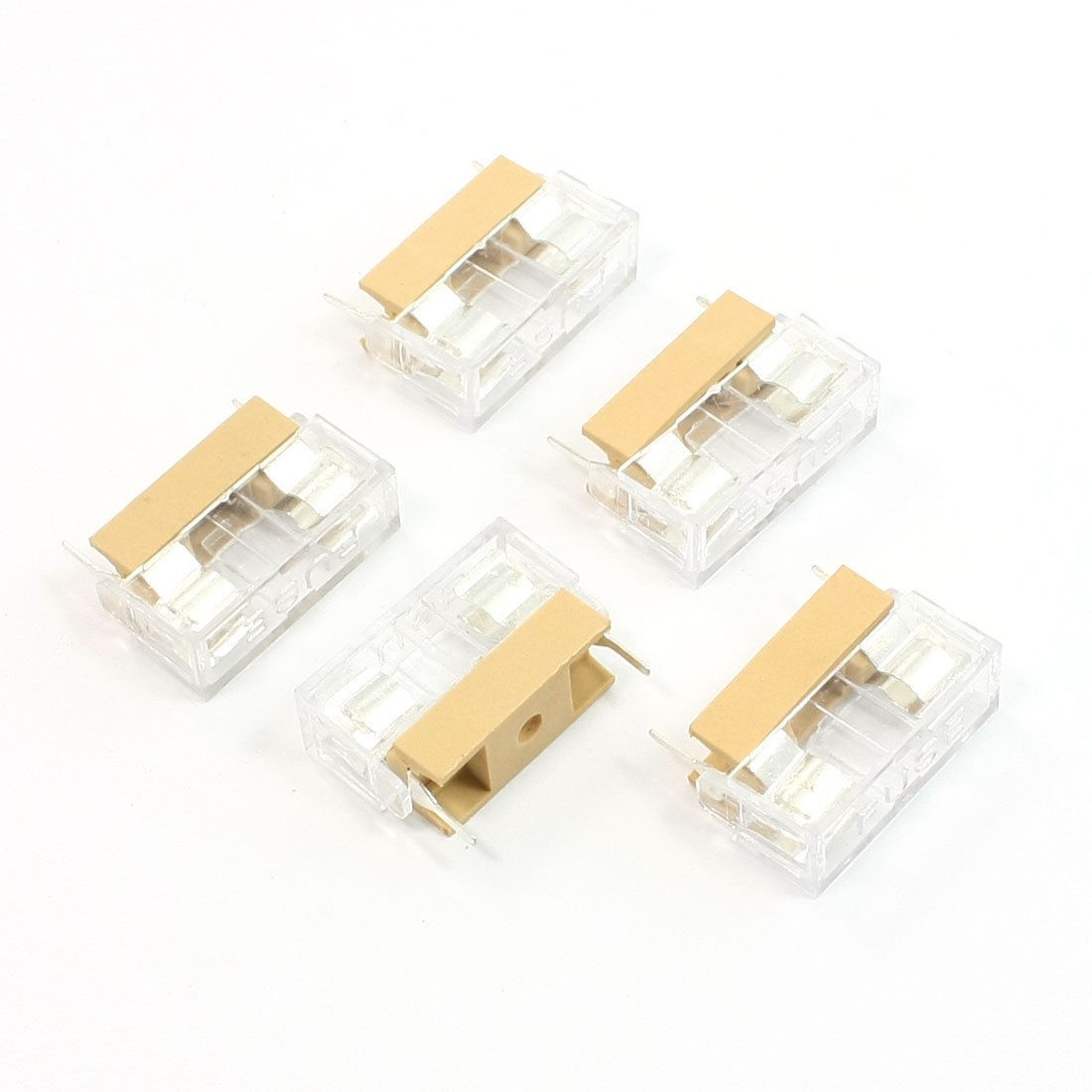 5 x 20mm AGU Fuse PCB Panel Mount Holder Case 5 Pcs