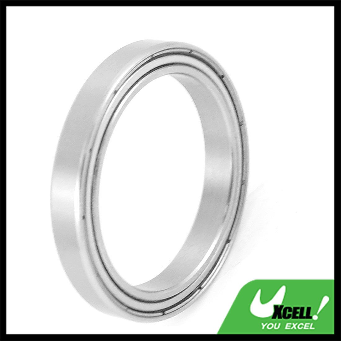 Siver Tone Stainless Steel 51mm OD 40mm ID Deep Groove Ball Bearing