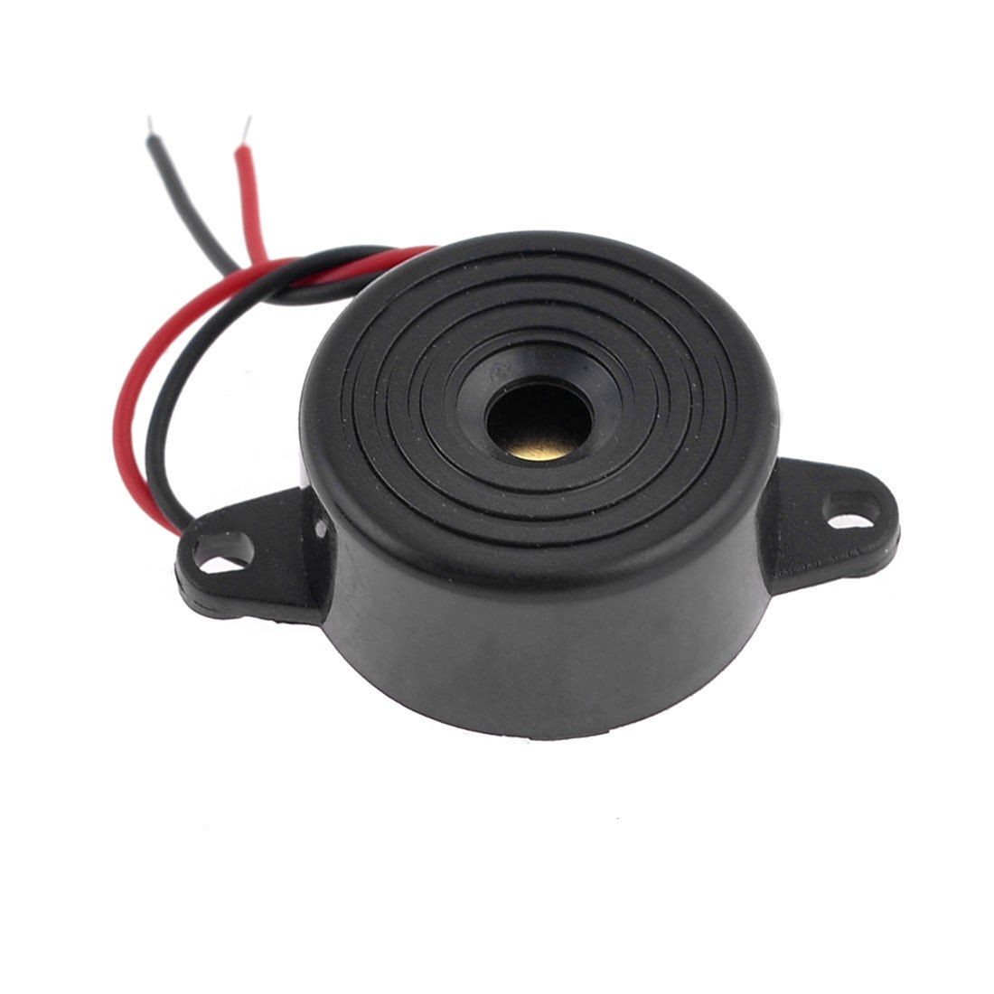 Black Housing DC 3-24V 2 Wire Industrial Electronic Continous Sound Buzzer 90dB