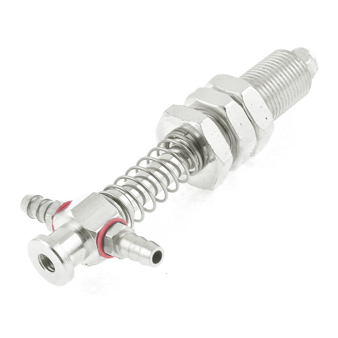 11mm x 12mm x 80mm Metal Tubular 3 Way Vacuum Cup Holder Connector