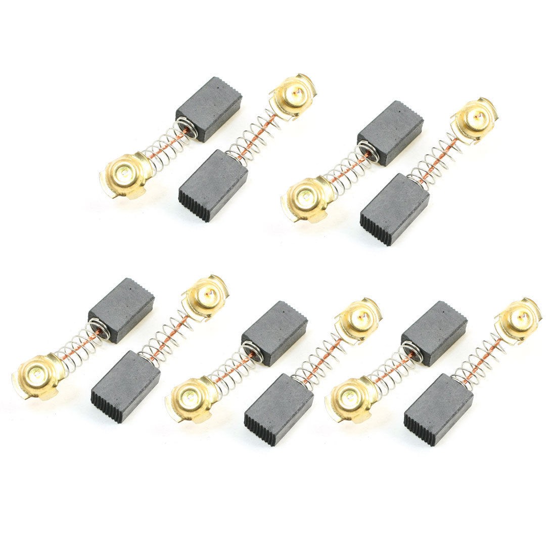 10 Pcs Spiral Spring 43/64" x 7/16" x  7/25" Motor Carbon Brushes
