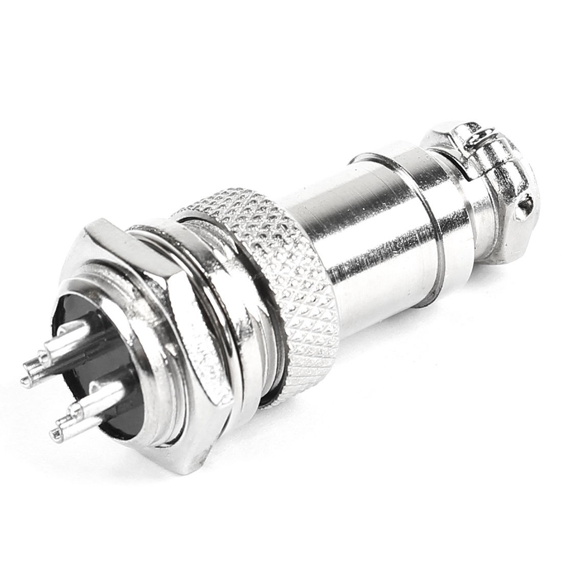 Panel Metal Aviation Connector Plug 16mm 4P 4 Pin 5A 200V AC