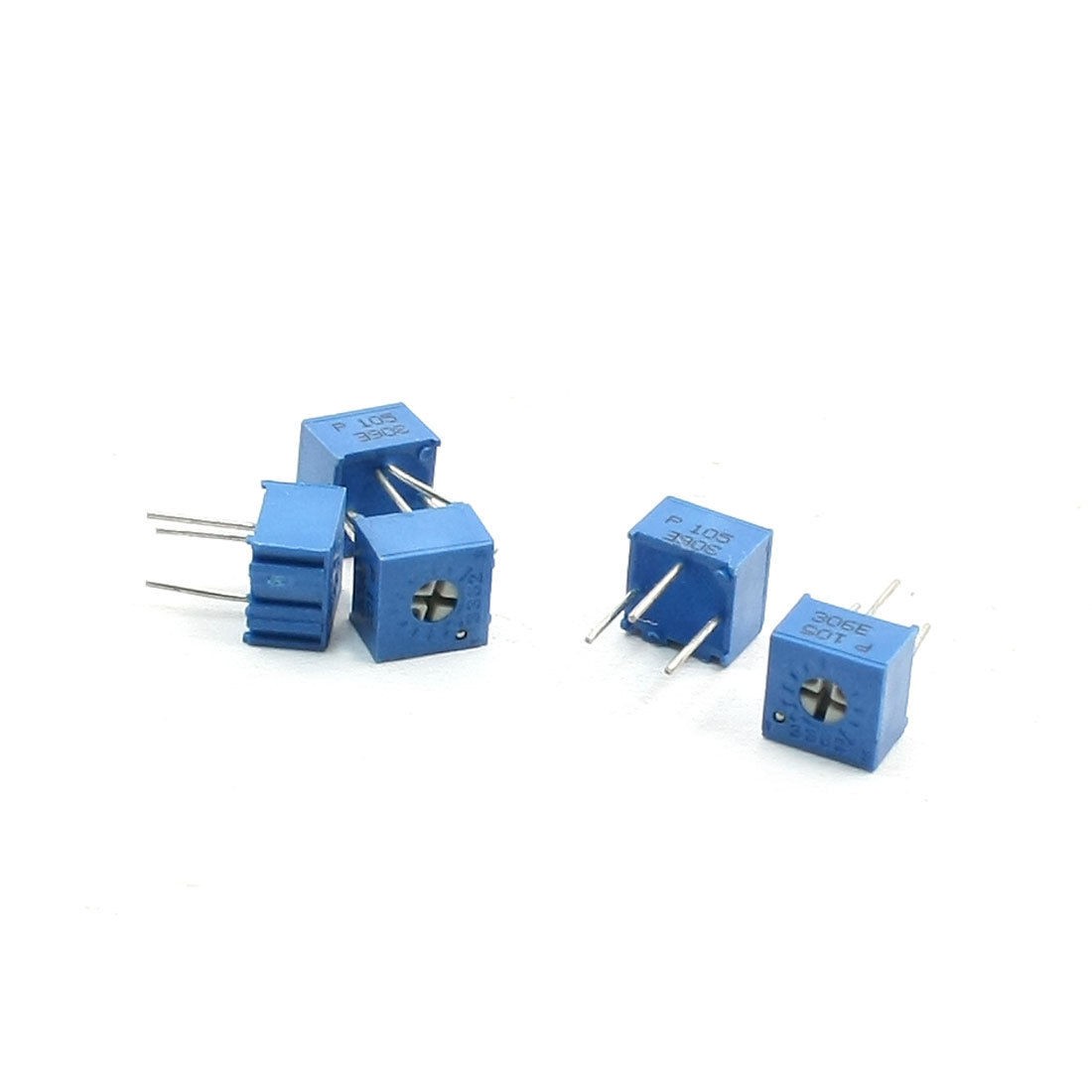 5 x 1M OHM 6.8mm Square Trimmer Pot Variable Resistors Potentiometers 3 Pins