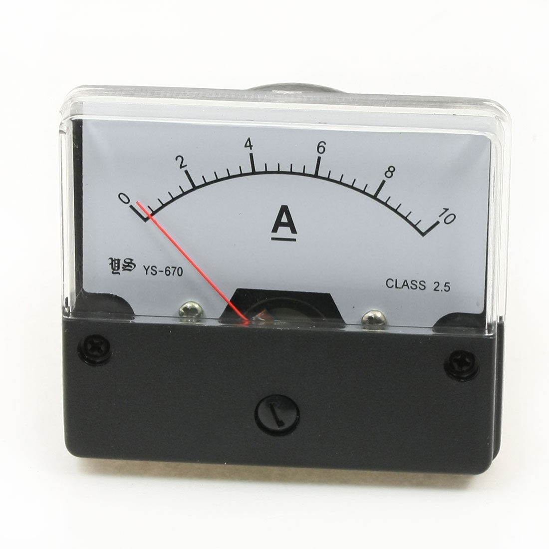 Panel Mount DC 0-10A Current Amperemeter Measuring Tool YS-670