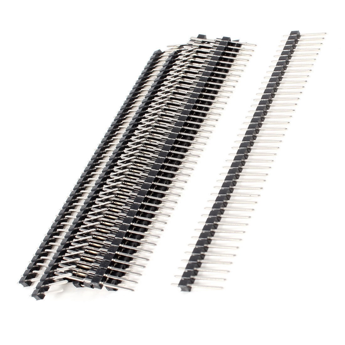 10 Pcs 1x40 Pin 2 5mm Pitch Straight Single Row PCB Pin Headers