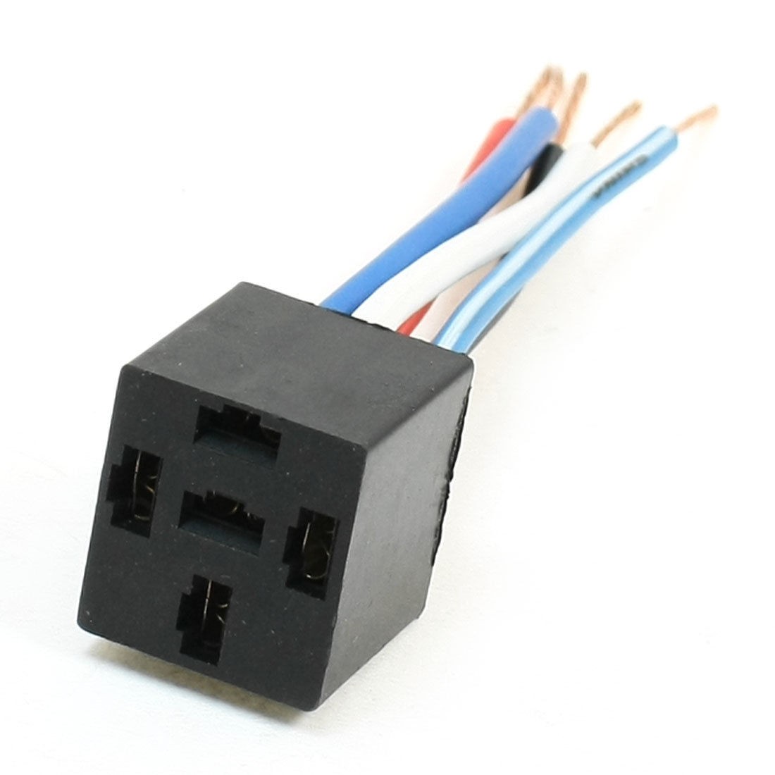 Car Auto Vehicle Alarm 5 Pin Relay Harness Wire Plastic Socket 12VDC