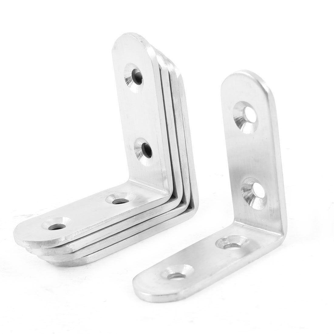 5 Pcs 50mm x 50mm Right Angle Stainless Steel Corner Bracket