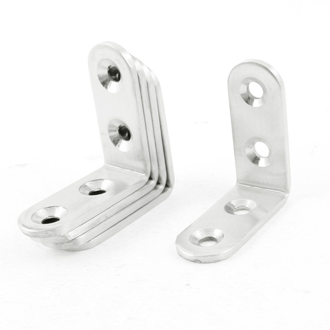 40mm x 40mm Right Angle Stainless Steel Corner Bracket 5 Pcs
