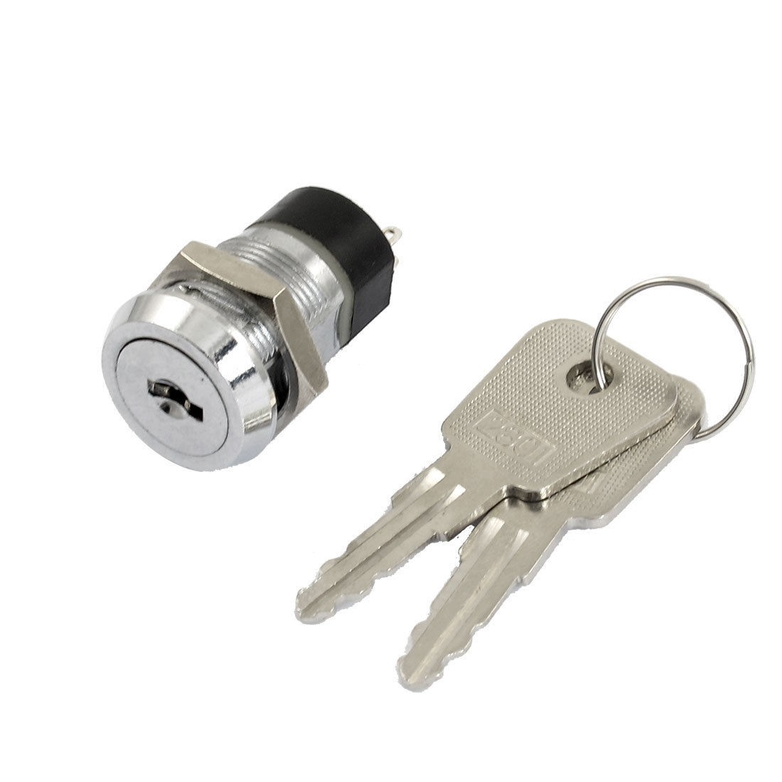 125VAC 4A/250VAC 2A Latching 1NO 1NC 2 Position Key Lock Rotary Selector Switch