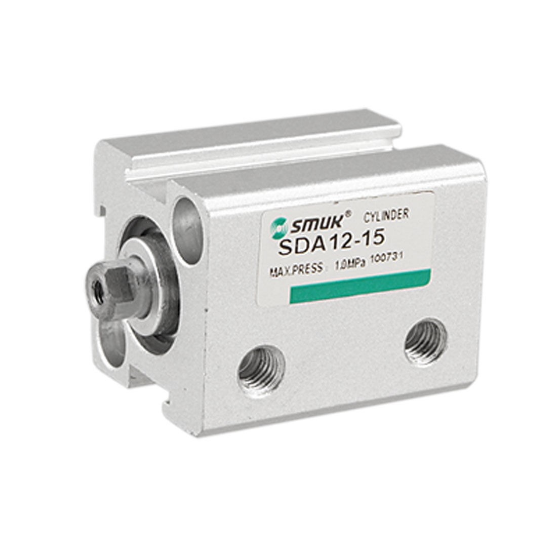 Single Rod 12mm Bore 15mm Stroke Pneumatic Air Cylinder Lejmy