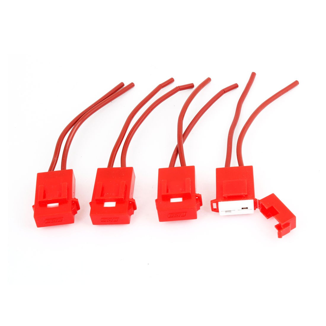 Auto Vehicle Sound Audio Inline ATC Blade Fuse Holder Red 4 Pcs