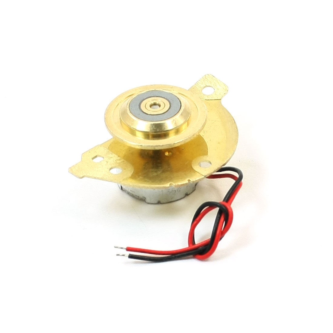 Metal Gold Tone Tray DC 6V 6000RPM Micro Motor for DVD Player w Base