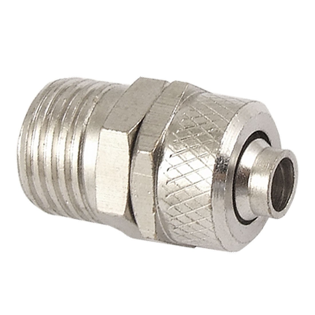 Pneumatic Tube 12.5mm Male Thread Straight Air Fitting