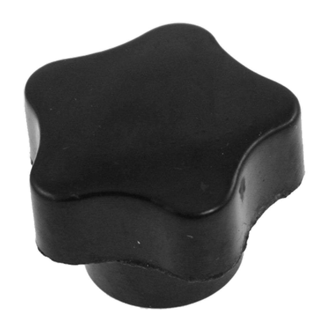 Replacement Black Plastic 6mm Female Thread Dia Star Knob